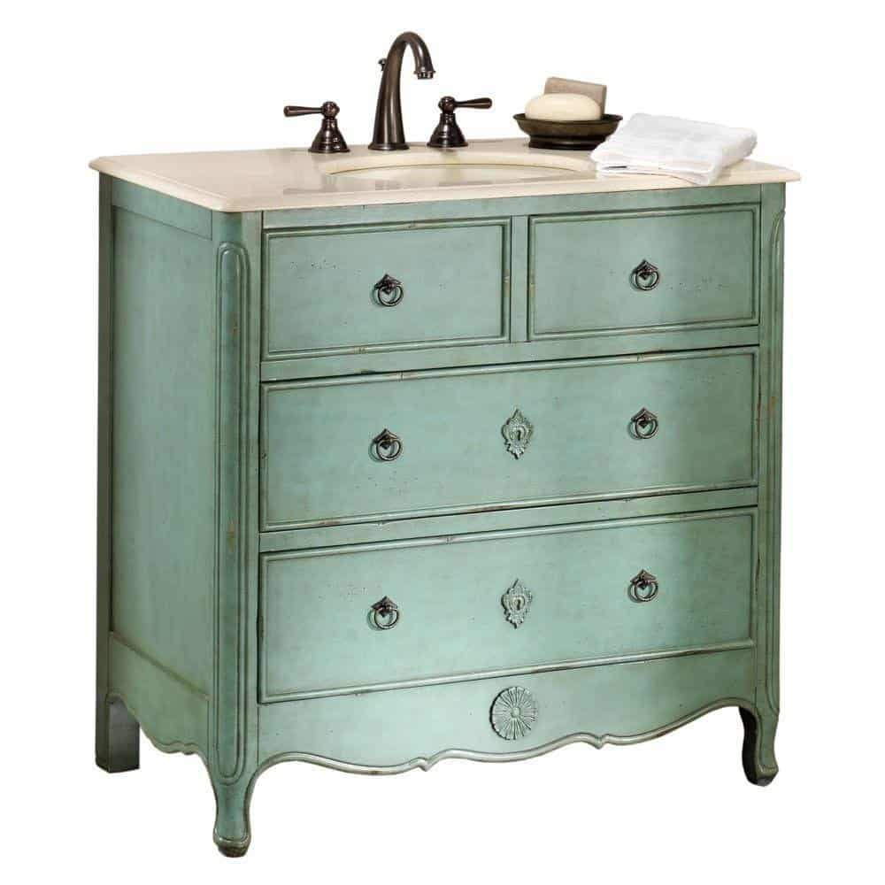 Very Cool Bathroom Vanity And Sink Ideas Lots Of Photos Keys Vanity 35hx36w Distressed Aqua Marine