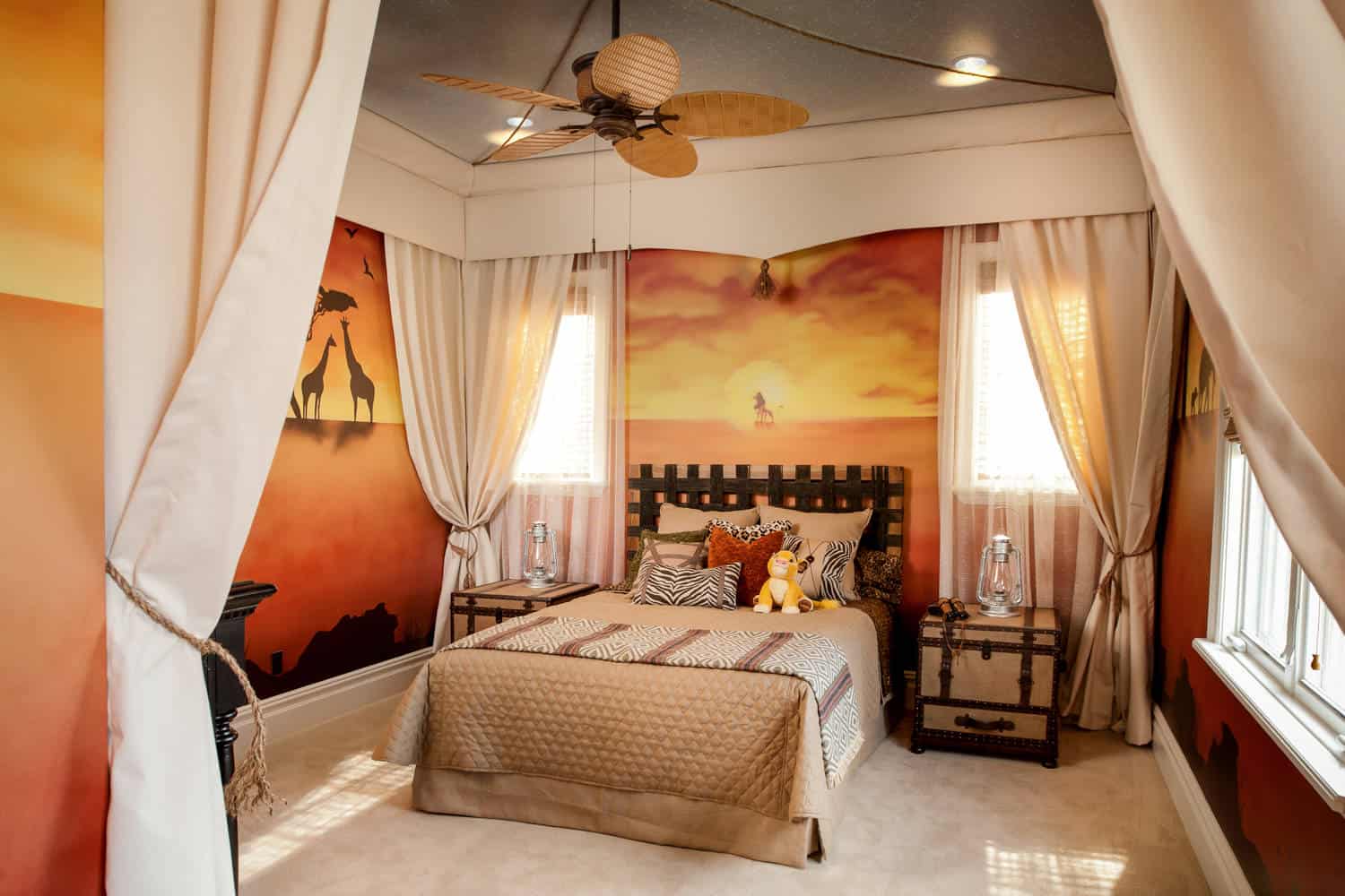 safari themed living room decor