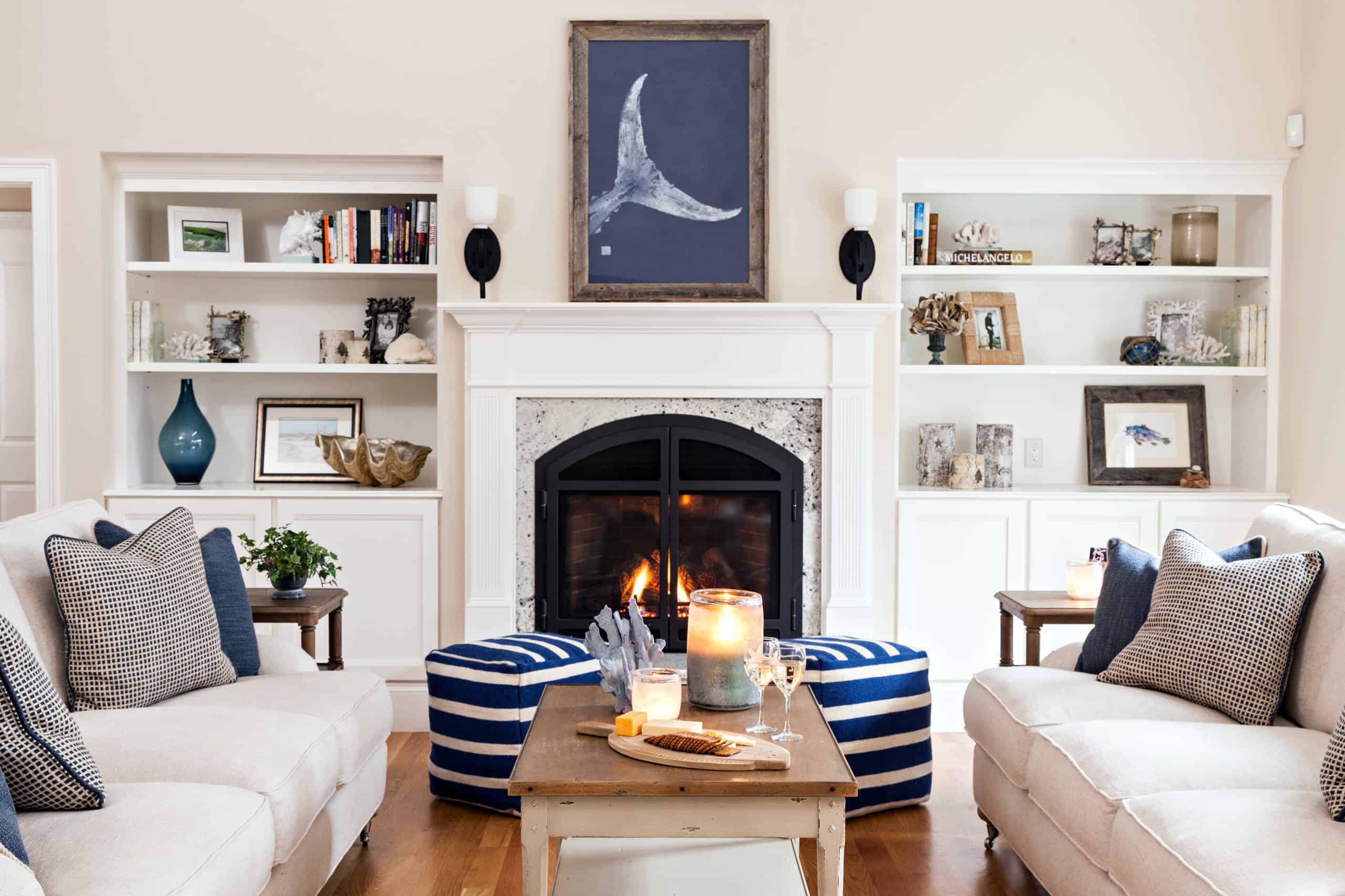 costal style living room