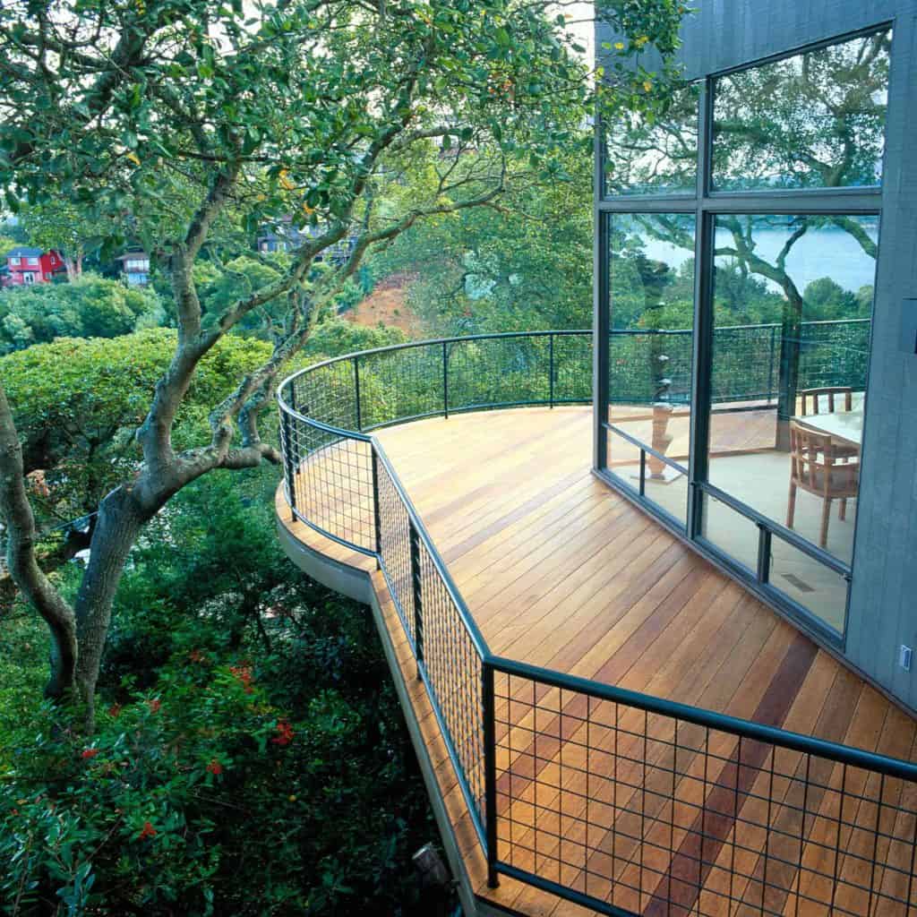 Aluminum “Mesh” Deck Railing