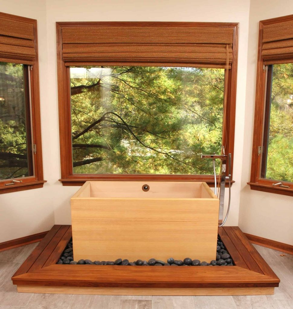 zen japanese bathtub design in Cincinnati