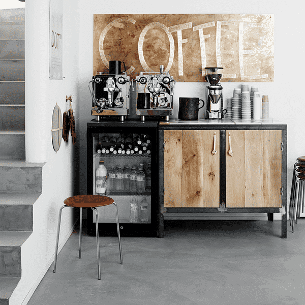 Home Coffee Bar with Hot and Cold