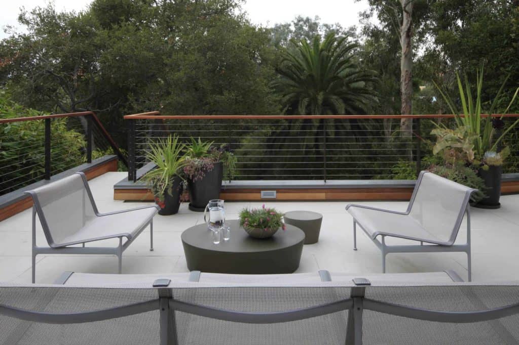Modern Elevated Chic Deck Railing