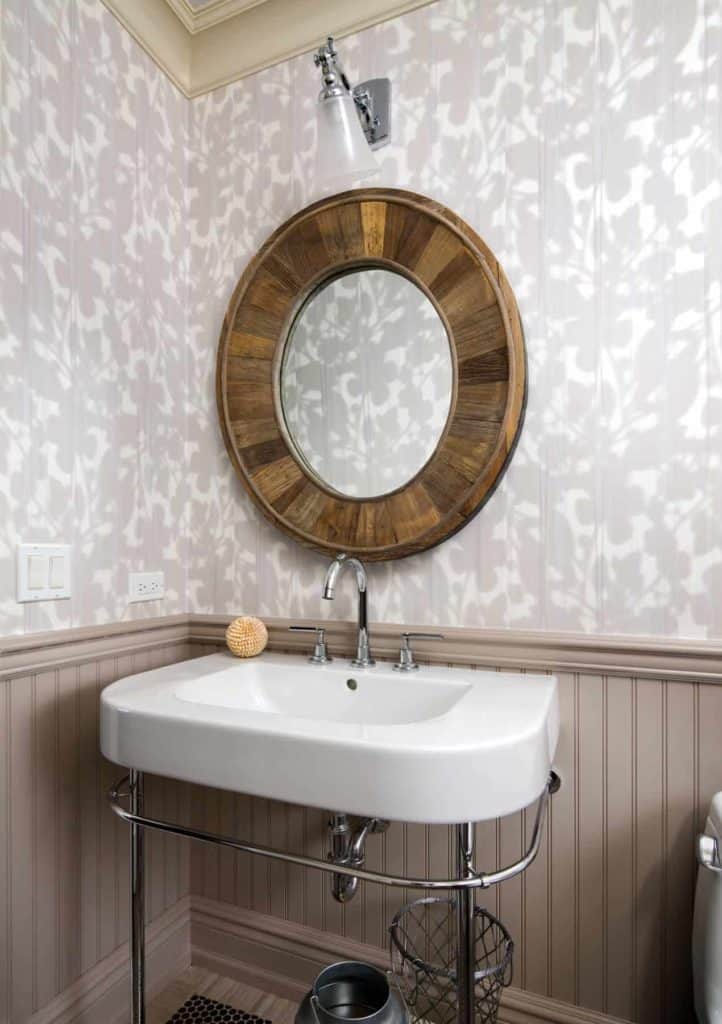 wainscoting paint brown