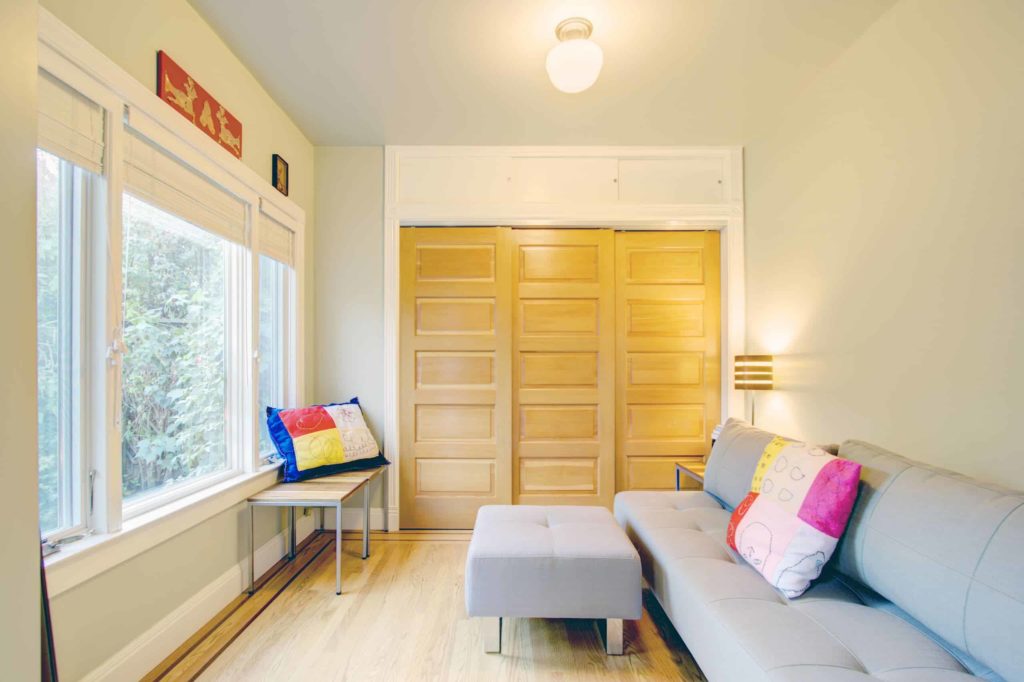 Contemporary Wooden Sliding Closet Doors