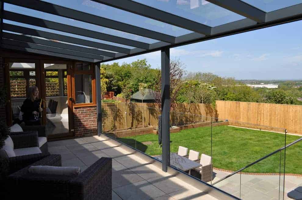 Glass Panel Railing Substitute Deck Railings
