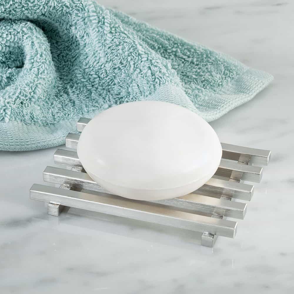 InterDesign Kyoto Soap Saver, Brushed Stainless Steel