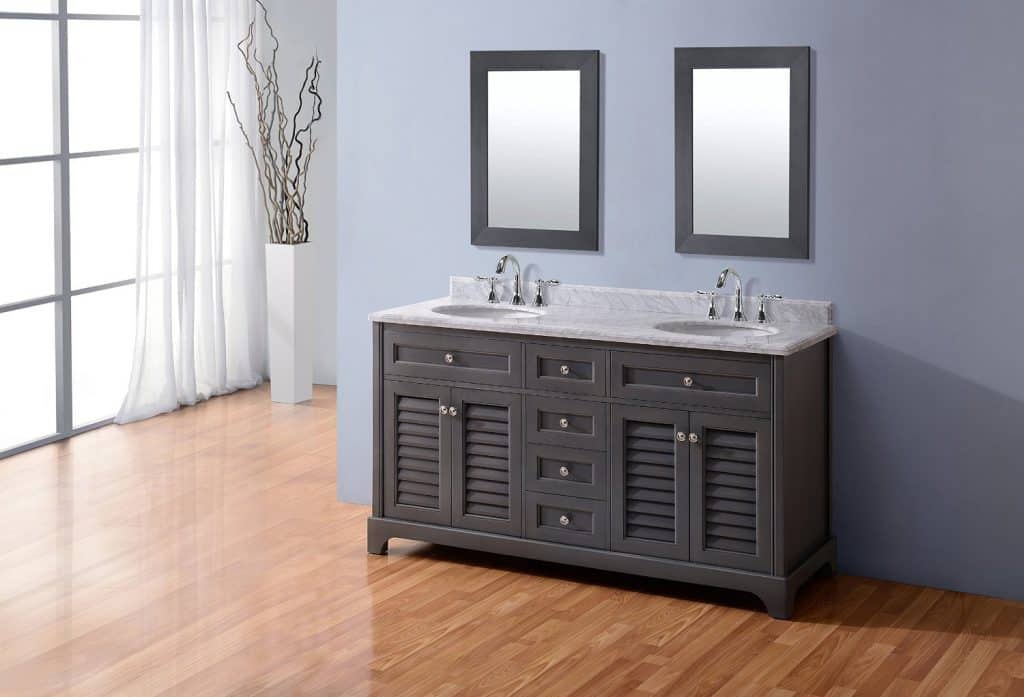 Madison 60 French Gray Bathroom Vanity