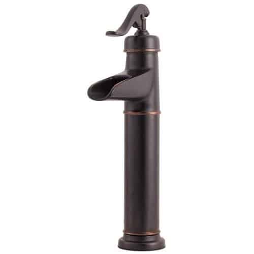 Pfister Ashfield Single Control Vessel Bathroom Faucet, Rustic Bronze