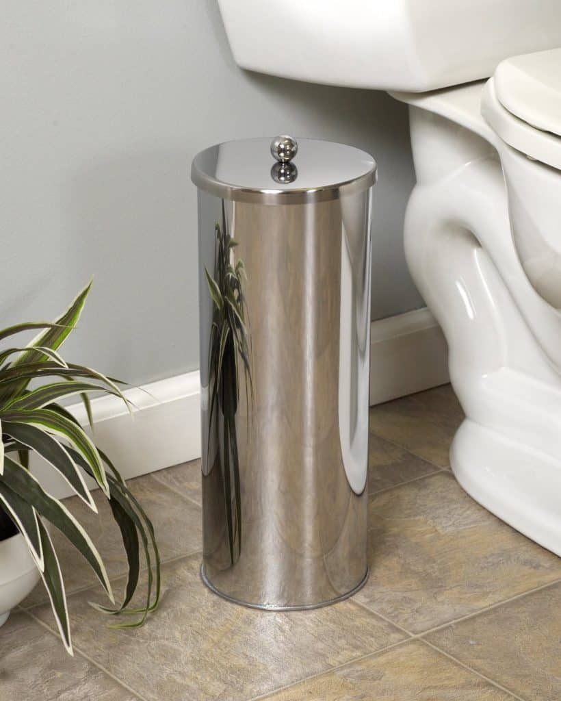 Zenna Home 7666ST, Toilet Paper Canister