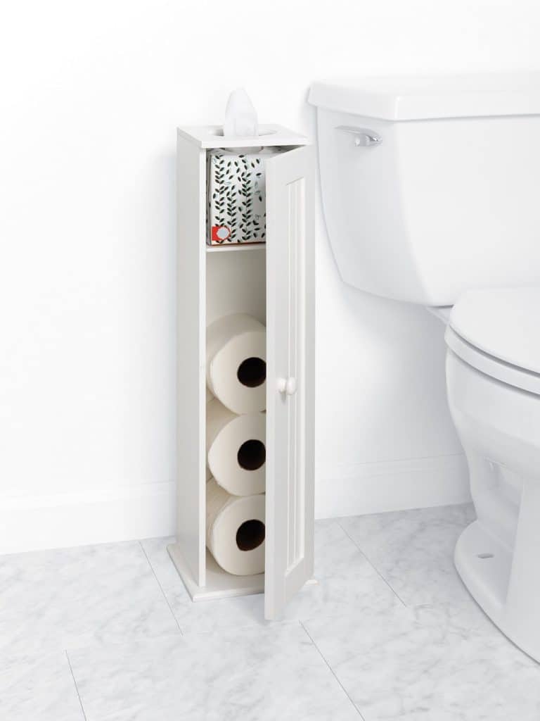 Zenna Home 9153WW, Cottage Collection Bathroom Tissue Stand