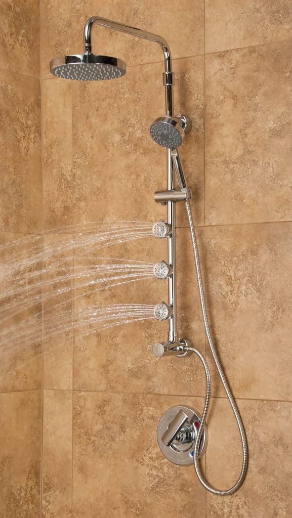 PULSE ShowerSpas 1028 Chrome Shower System - Lanikai ShowerSpa