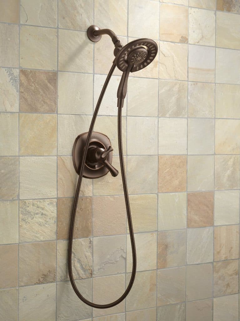 Delta 58065-RB In2ition® 4-Setting Two-in-One Handshower Showerhead