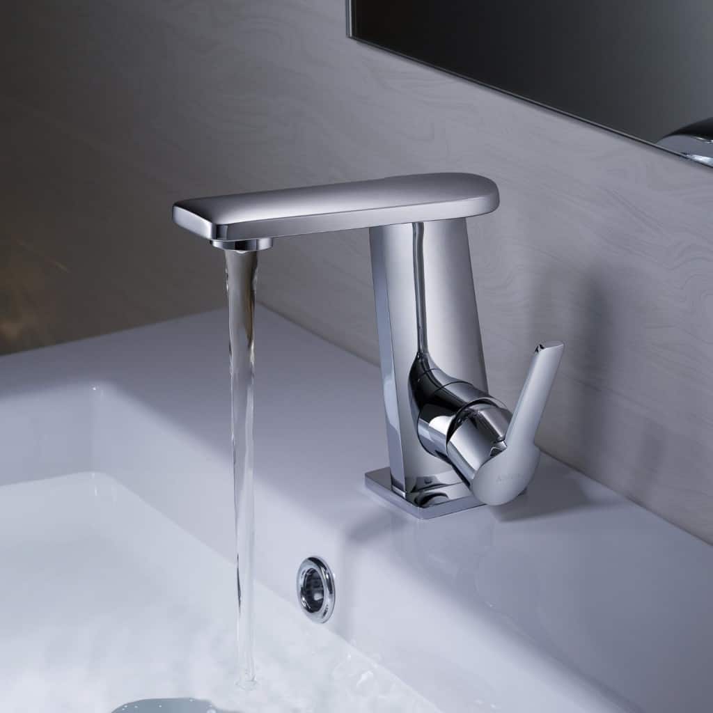Kraus KEF-15401CH Novus Single Lever Basin Bathroom Faucet Chrome
