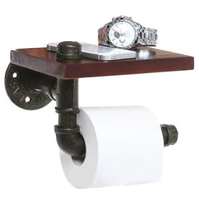 toilet paper holder shelf