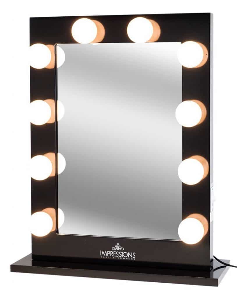 Impressions Vanity Hollywood Studio Lighted Make-Up Vanity Back Stage Mirror