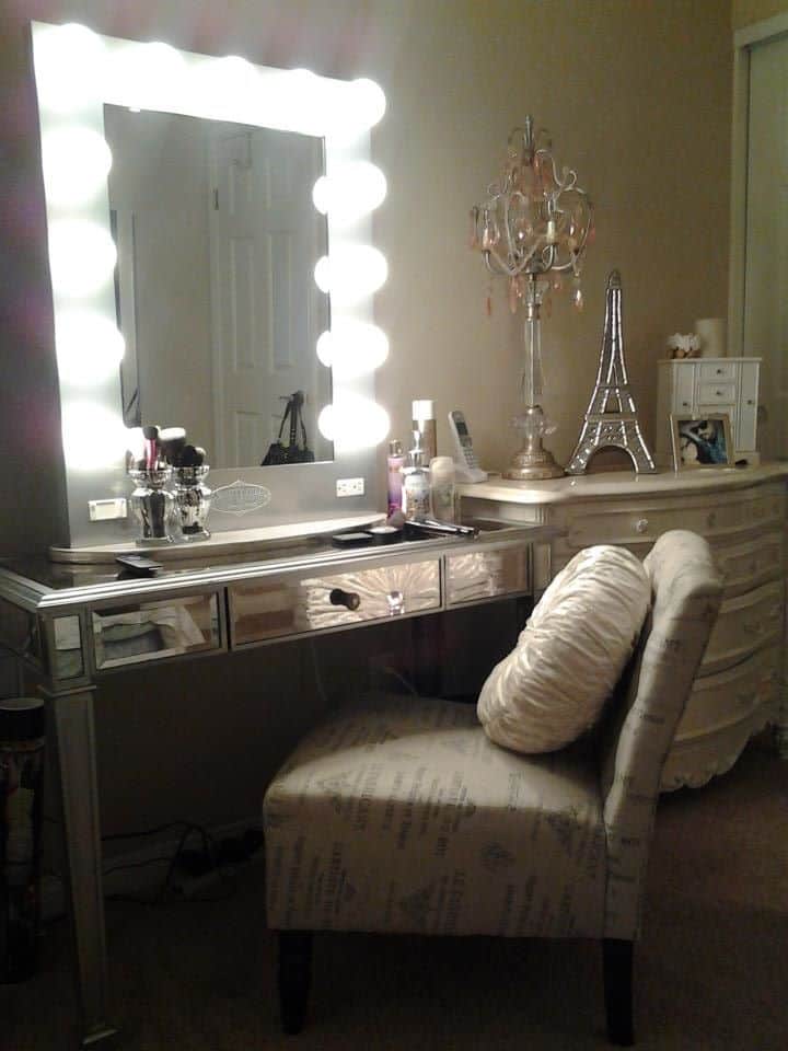 Ideas for Making your Own Vanity Mirror with Lights (DIY ...