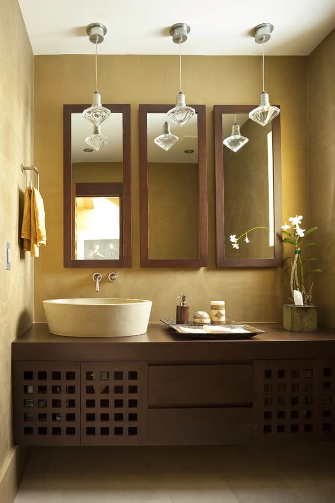 Multiple Mirrors for a Bathroom Idea