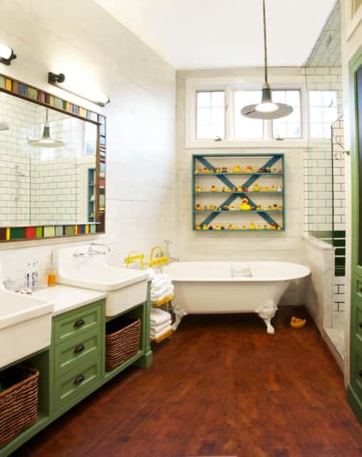 renovated old bathroom