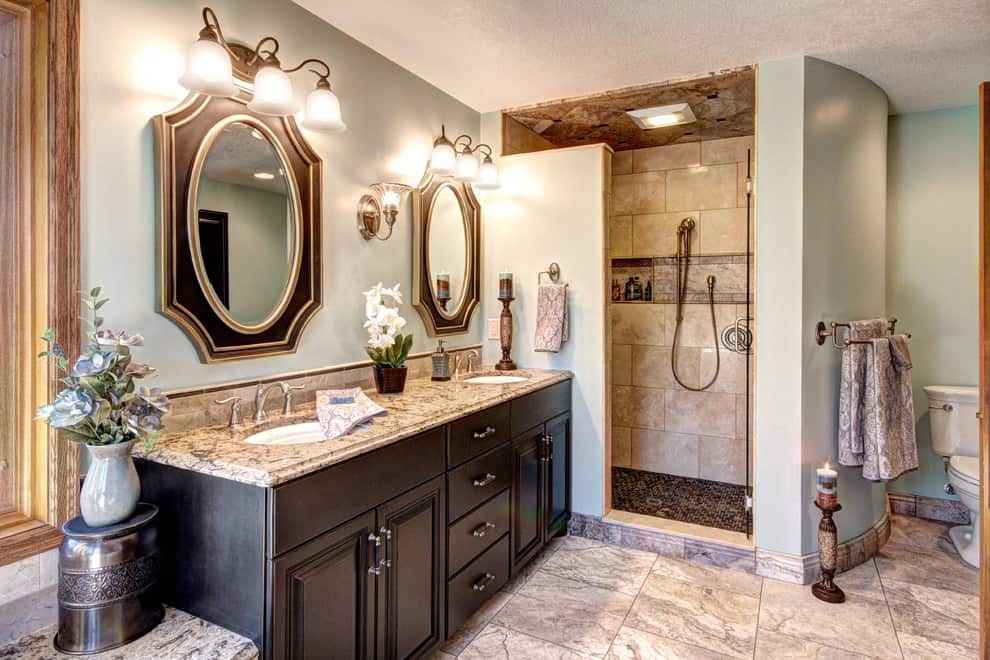 Oval Bathroom Vanity Mirrors, Framed Vanity Mirror Ideas