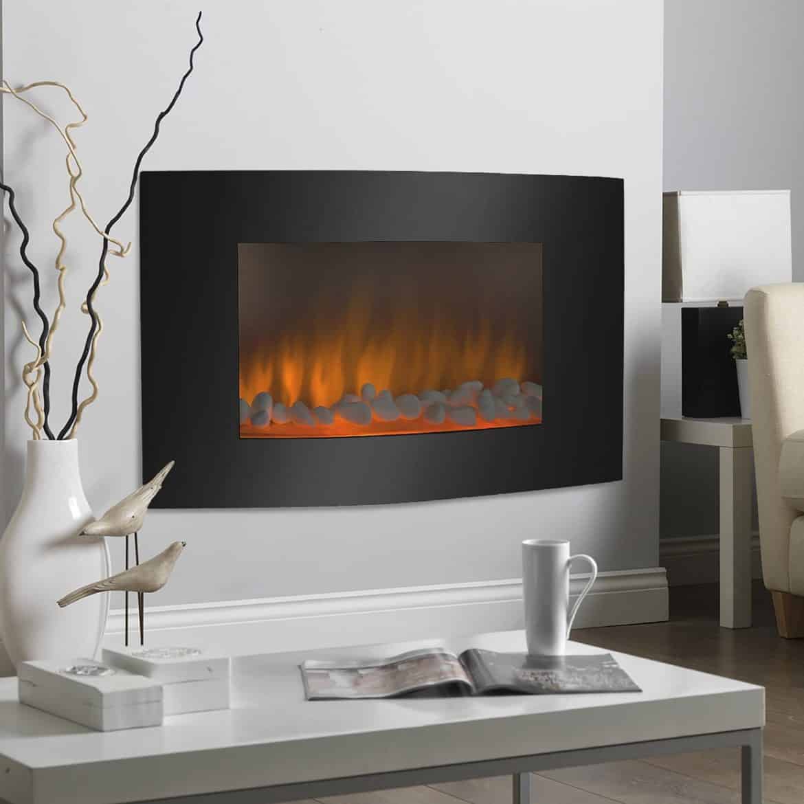 Pros Cons Modern Electric Fireplaces Vs Ethanol Fireplace Inserts Best Choice Products Large 1500w Heat Adjule Electric Wall Mount Modern Fireplaces