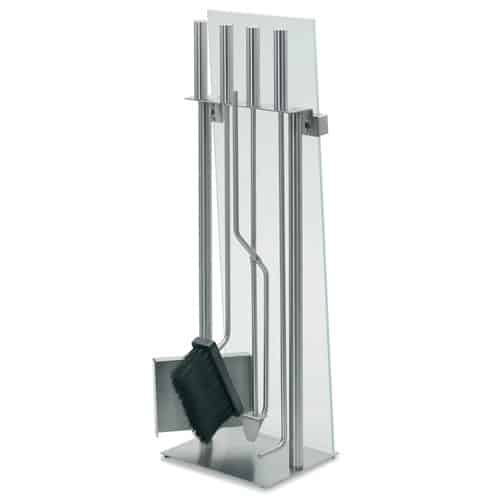 CHIMO Fireplace Set - 5 Piece Glass Front by Blomus