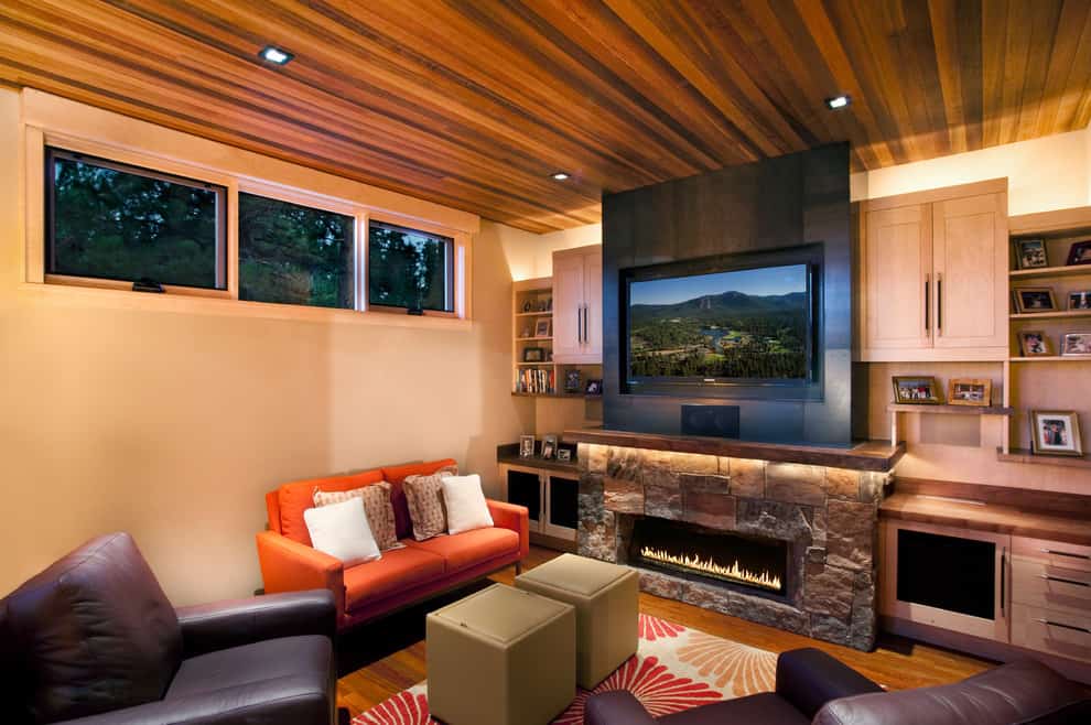 Linear Fireplace