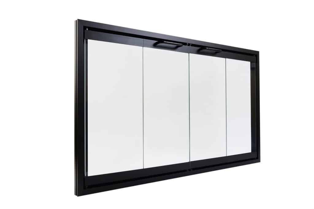 Superior Bi-Fold Glass Fireplace Door, Easy to Install, Stop Annoying Drafts and Lower Your Heating Bill