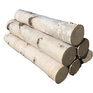 White Birch Log Set for Fireplace