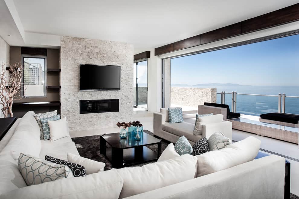 modern electric fireplace