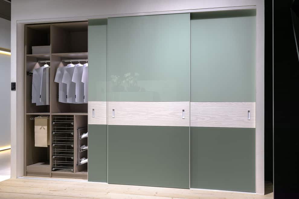 Layered Glass Door Idea