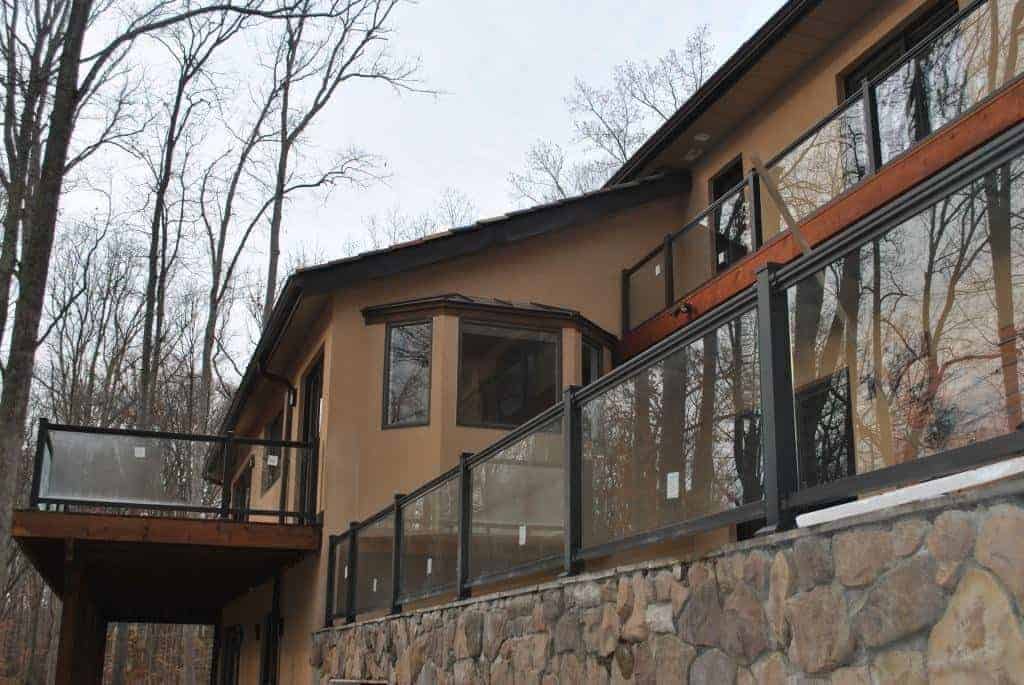 Glass Panel Railing Substitute Deck Railings