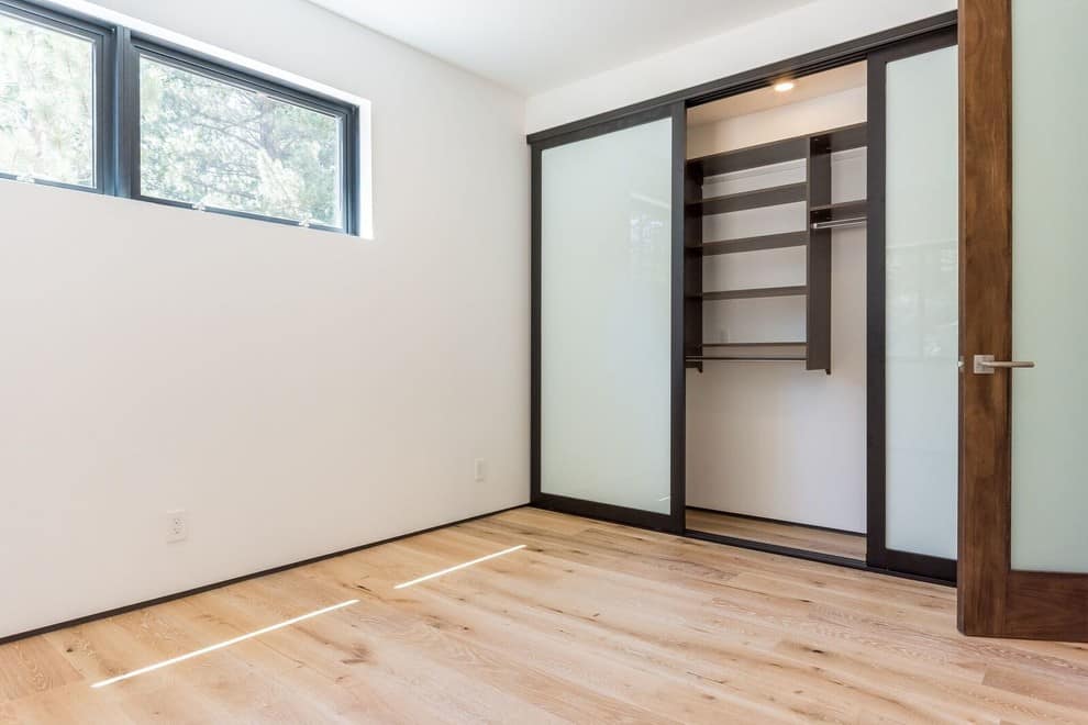 Modern Double Glass Sliding Doors
