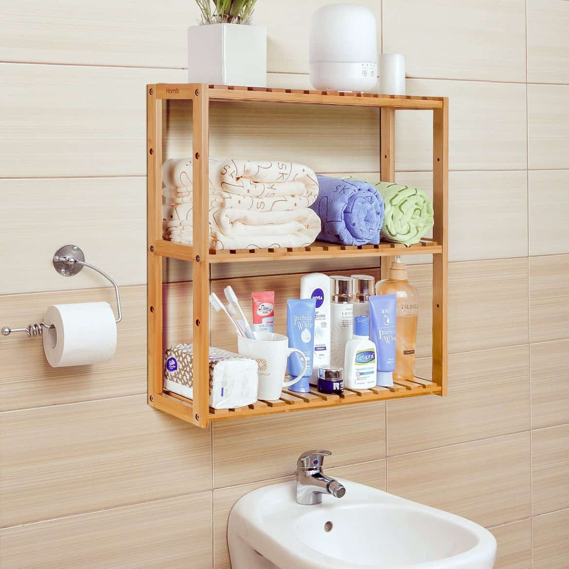 35 Best Bathroom Shelf Ideas for 2020 Unique Shelving Storage