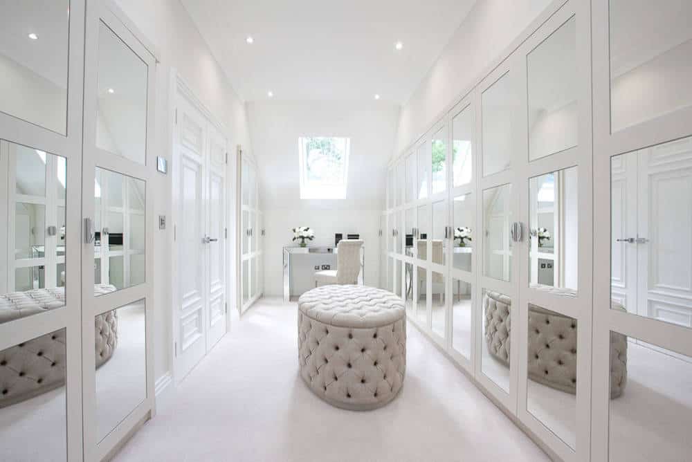 Double Closet Doors with Mirror