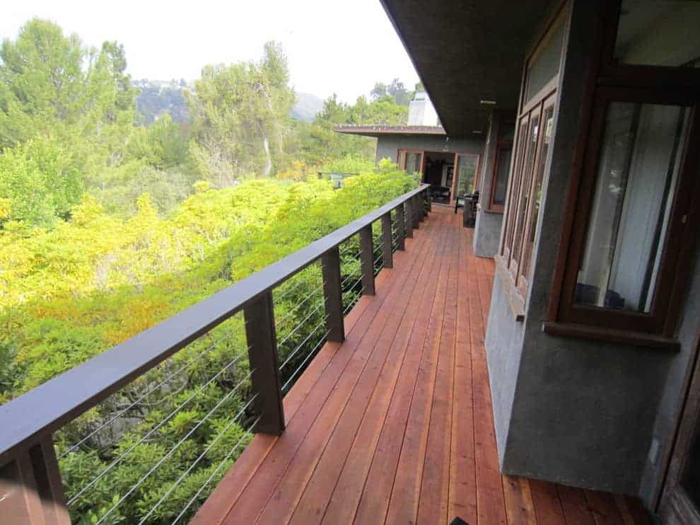 Mixed Materials Wire Balustrade