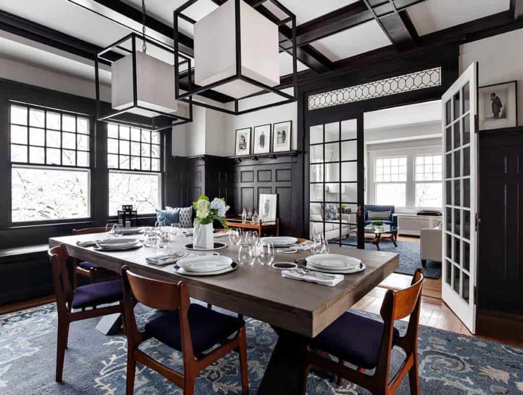 tall wainscoting