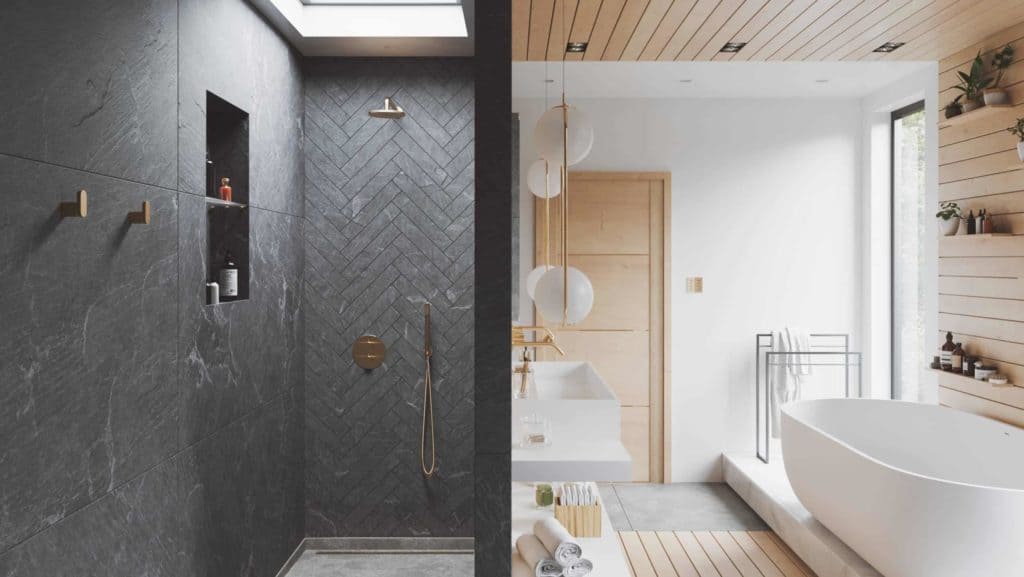 18 Doorless Shower Ideas Bathrooms With Showers Decor Snob - Small Bathroom Ideas With Shower No Door