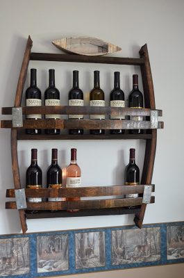 Wine Barrel Wine Rack