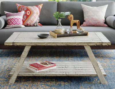 featured distressed coffee table