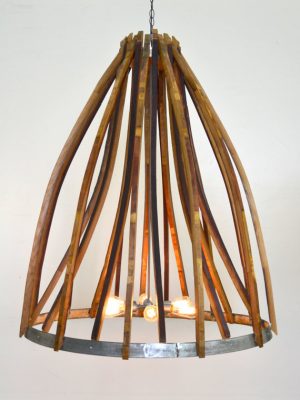 Bisala - Wine Barrel Chandelier