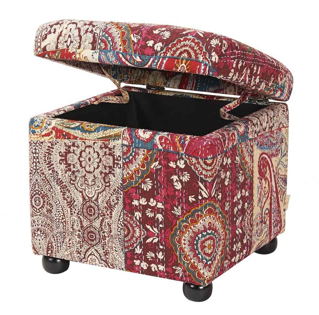 Boho Storage Ottoman
