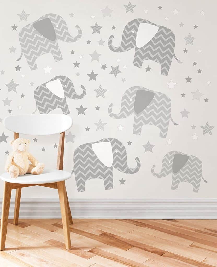 Brewster Elephants - A Ton Of Love Wall Art Kit