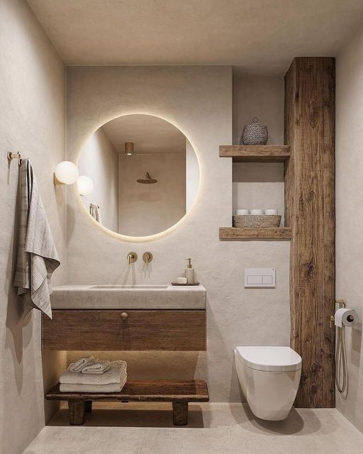 Case Study Transforming a Dated Bathroom into a Rustic Modern Retreat