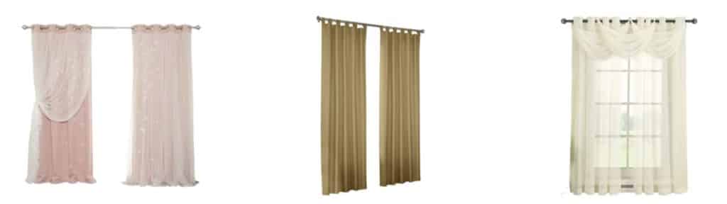 blinds with curtains decor