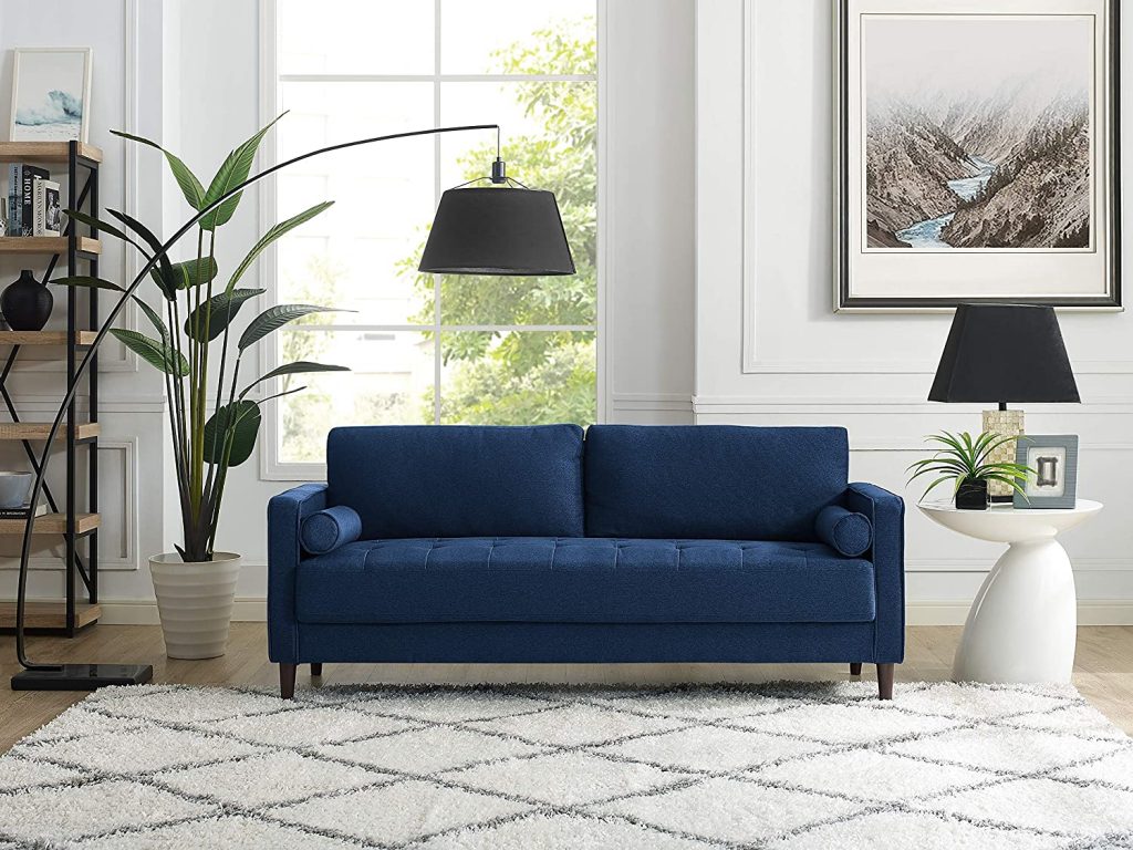 What Color Rug Goes With A Blue Couch, What Colours Go With Dark Blue Sofa