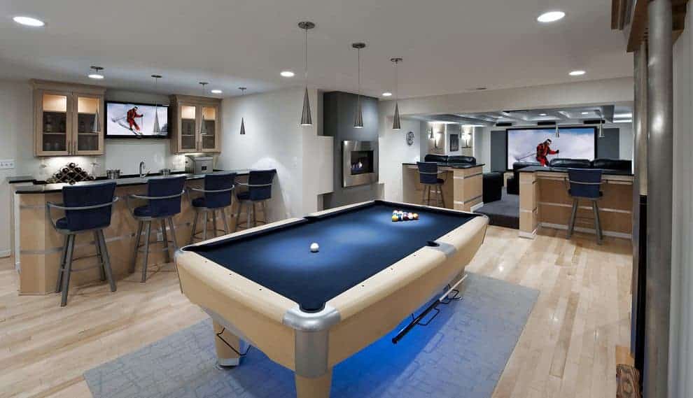 Featured image of post Long Basement Design Ideas : No longer a dimly lit and downright foreboding afterthought, the modern basement is an extension of the household and valuable addition at that.