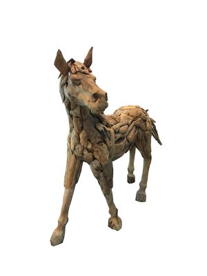 D-ART Drift Wood Horse Statue