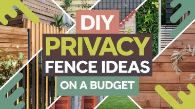 DIY Privacy Fence Ideas