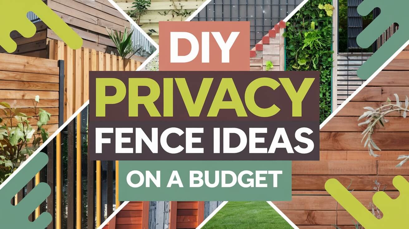 21 Diy Privacy Fence Ideas On A Budget: Cheap & Creative Solutions ...